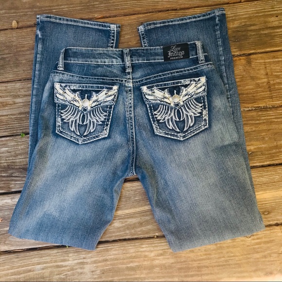 love indigo bootcut jeans